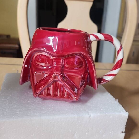 Star Wars Christmas Red peppermint Darth Vader mug - Picture 1 of 4